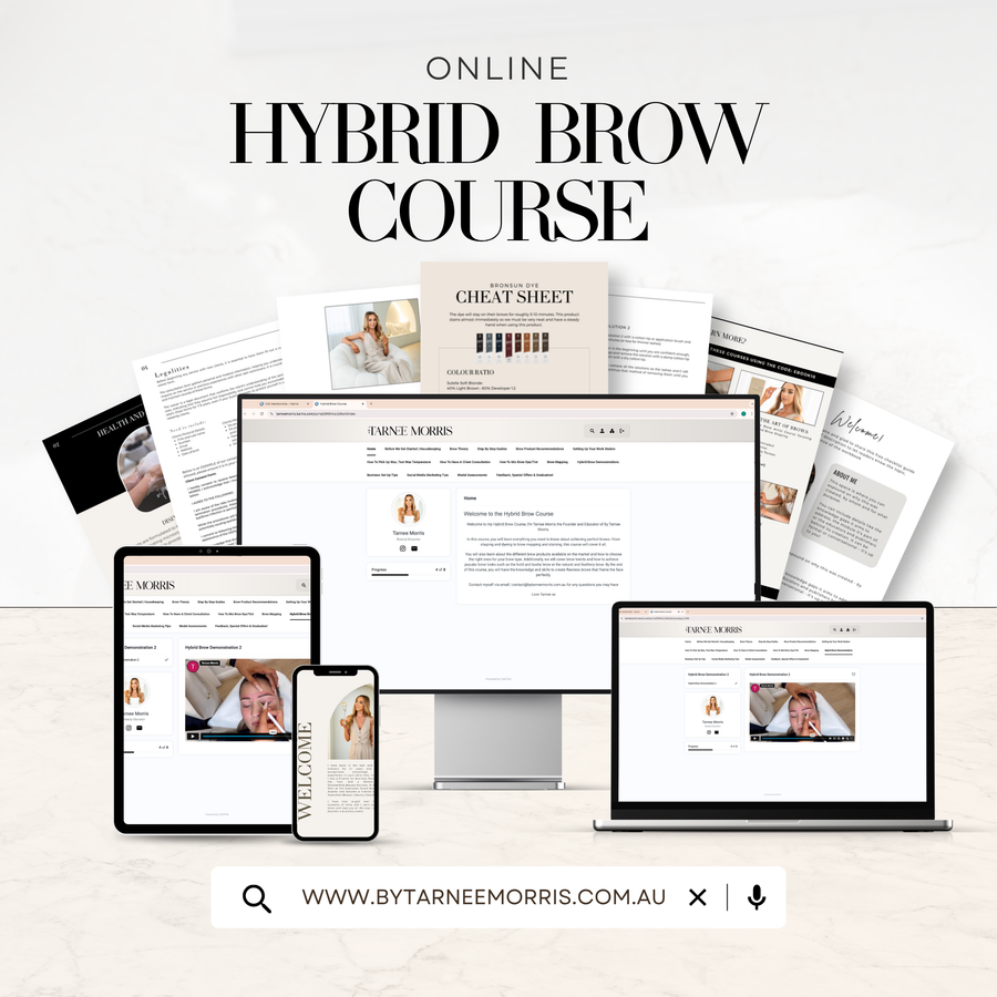 Online Hybrid Brow Course