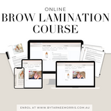 Online Brow Lamination Course