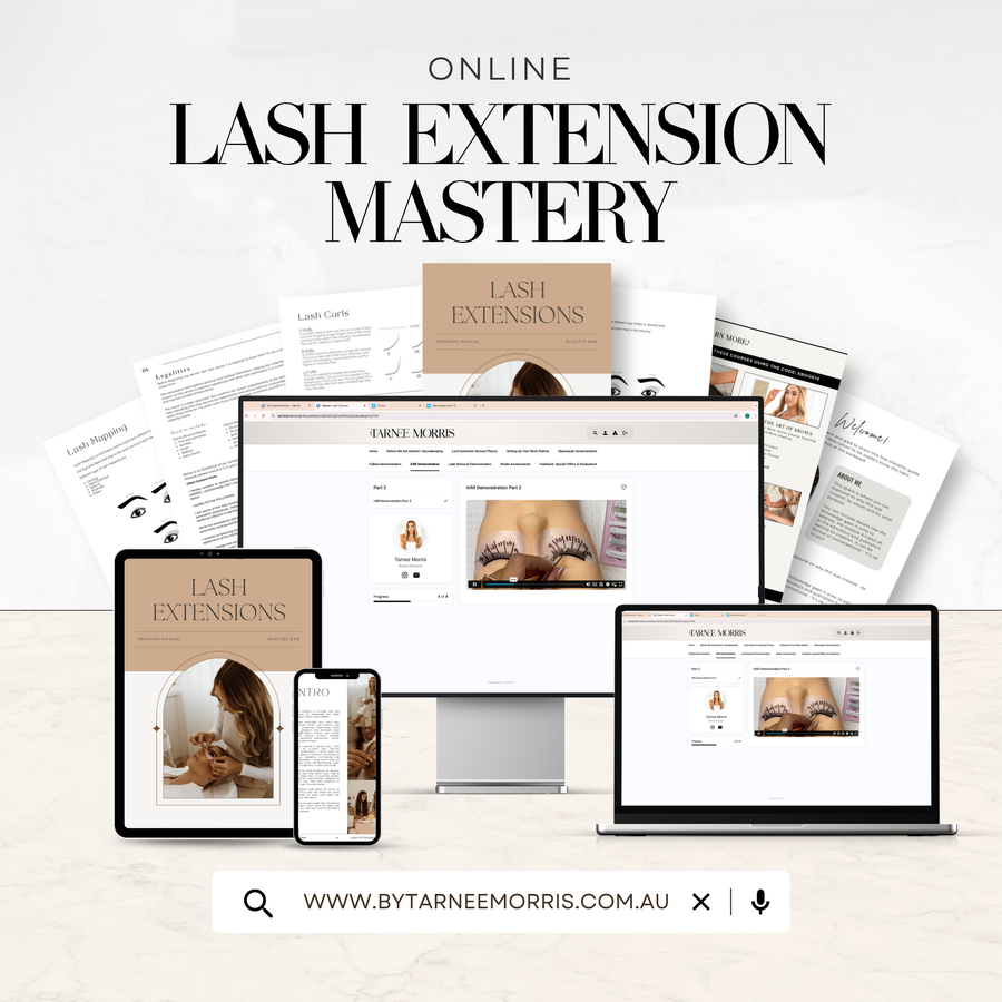 Online Lash Extension Mastery Course
