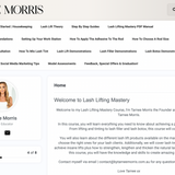 Online Lash Lifting Mastery Course