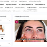 Online Lash Lifting Mastery Course